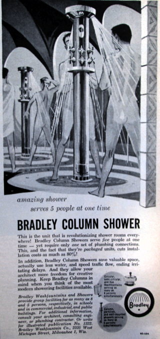 bradley column shower ad